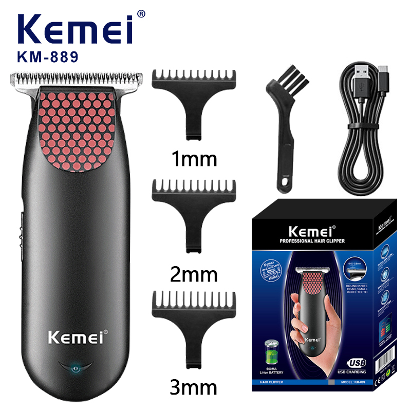 Men'S Grooming Gift Set - Kemei 889 cortadora de pelo inalámbrica