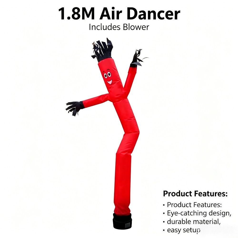 Men'S Grooming Day - Modelo Inflable Bailarín de 1.8m, Air