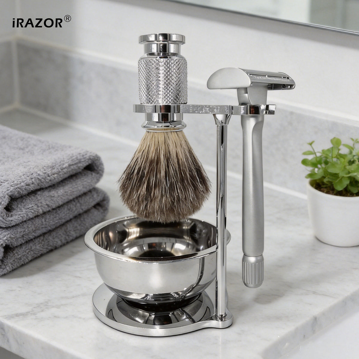 Men'S Grooming Gift Set - iRAZOR Kit de Afeitadora de Seguridad