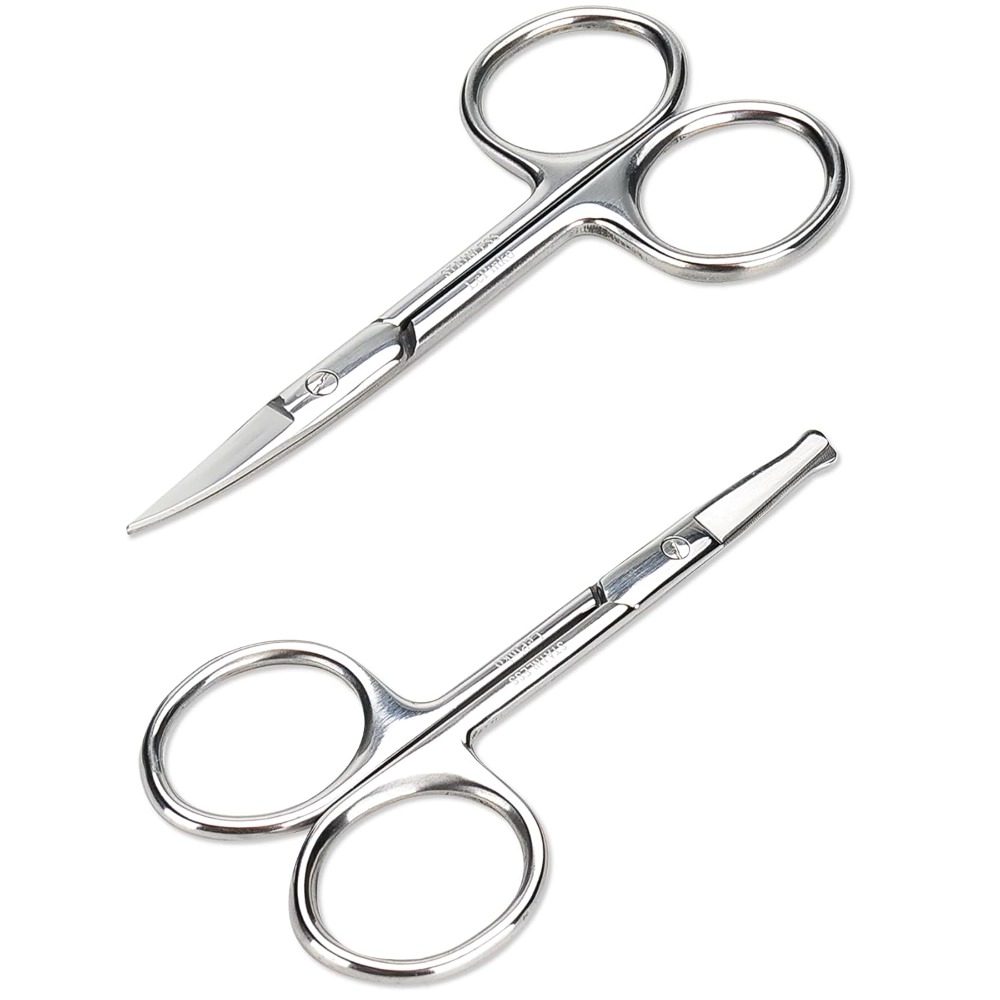 Men'S Grooming Eyebrow Trimming - Juego de Tijeras para Recortar el