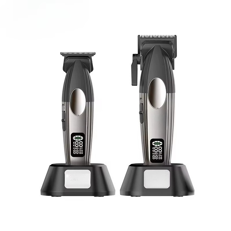 Men'S Grooming Electric Trimmer - Cortapelos, Kit Profesional de Peluquería, Set