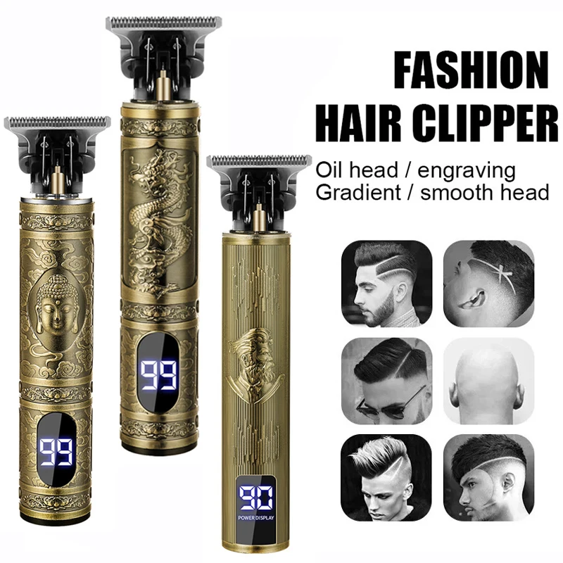 Men'S Grooming Electric Trimmer - Kit de Aseo Masculino T9, Cortadora