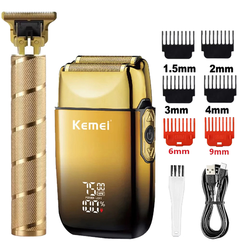Men'S Grooming Gift Set - Kemei KM-TX10 T9 Recortadora de Pelo