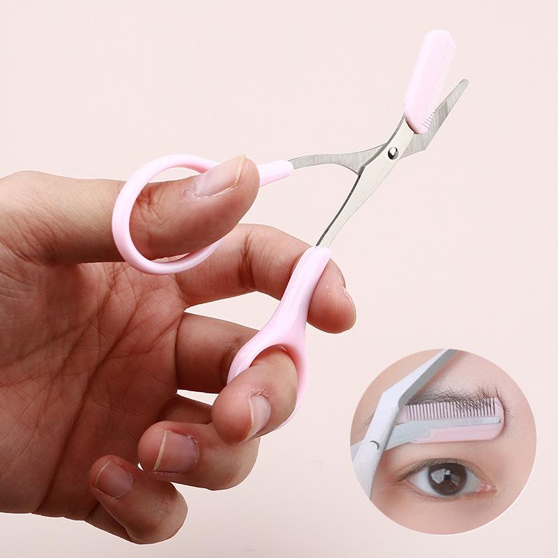 Men'S Grooming Eyebrow Trimming - Recortador de Cejas de Acero Inoxidable,