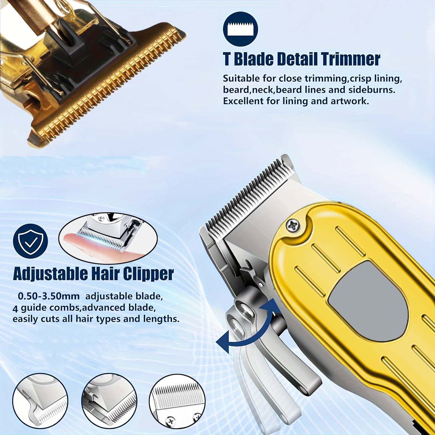 Juego de cortapelos eléctrico  - Men'S Grooming Electric Trimmer reseña y precio
