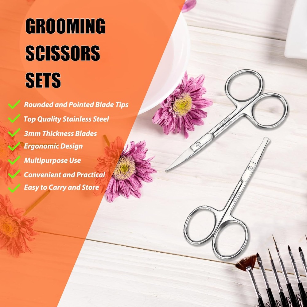 Juego de Tijeras para Recortar - Men'S Grooming Eyebrow Trimming reseña y precio
