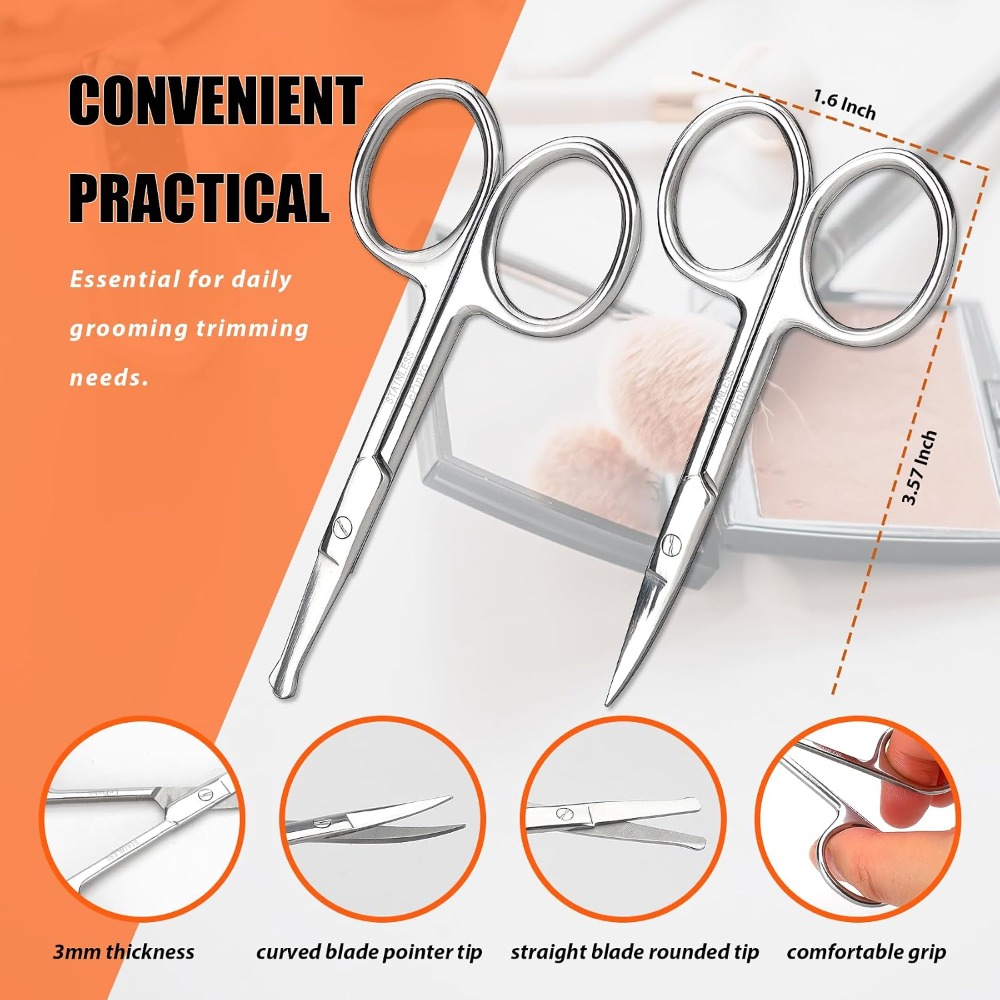 Juego de Tijeras para Recortar - Men'S Grooming Eyebrow Trimming reseña y precio
