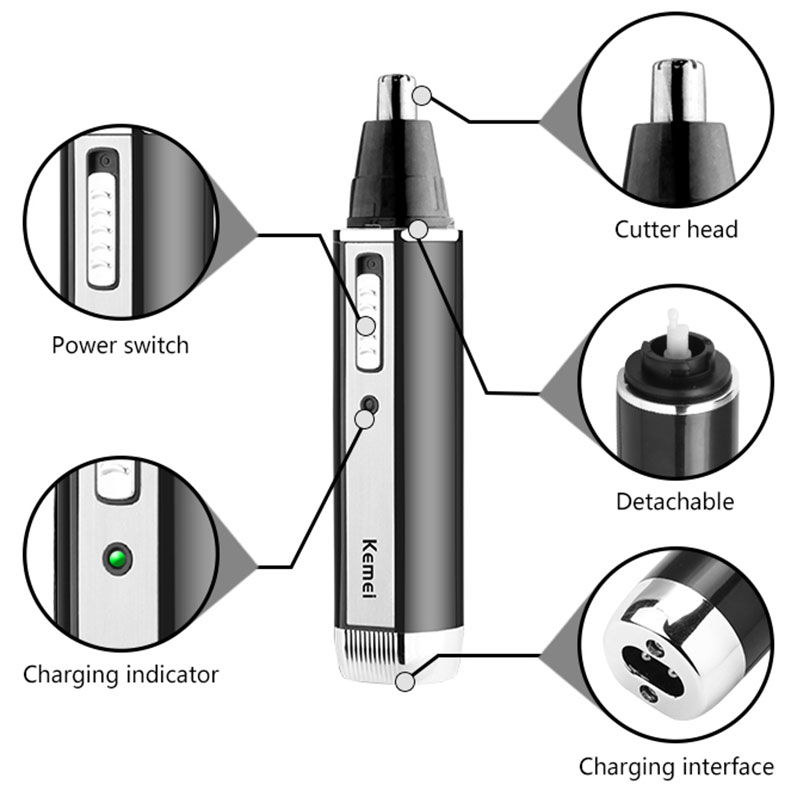 Keme-recortador de pelo de nar - Men'S Grooming Electric Trimmer reseña y precio