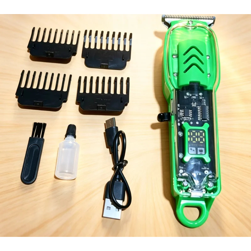 Cortadora de Pelo Transparente - Men'S Grooming Electric Trimmer reseña y precio